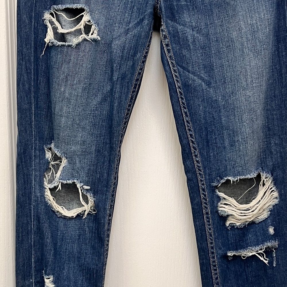 PAIGE Jimmy Jimmy Skinny Jeans Women’s 27 Distressed Ripped Boyfriend Denim - Picture 13 of 13
